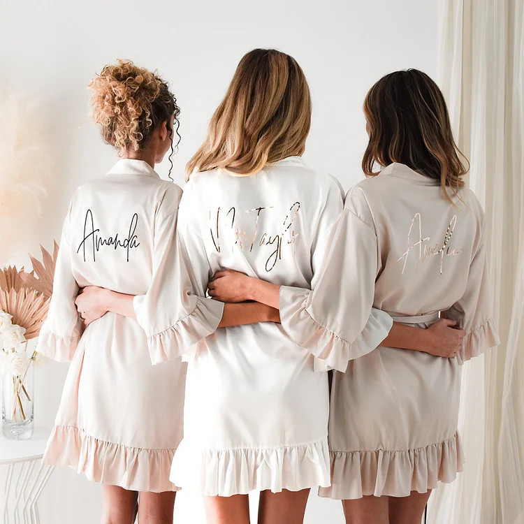 BlanketCute-Personalized Lovely Bedroom Party Robes with Your Name | 02