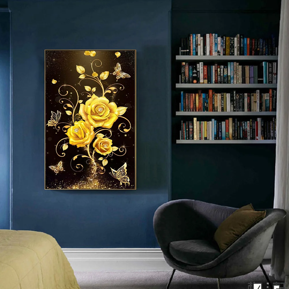 Diamond Painting - Full Round Drill - Rose(Canvas|40*60cm)