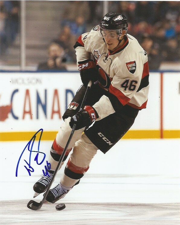 Ottawa Senators Patrick Wiercioch Signed Autographed 8x10 NHL Photo Poster painting COA