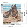Diamond Painting-DIY Full Round Drill Stone Art Puppy
