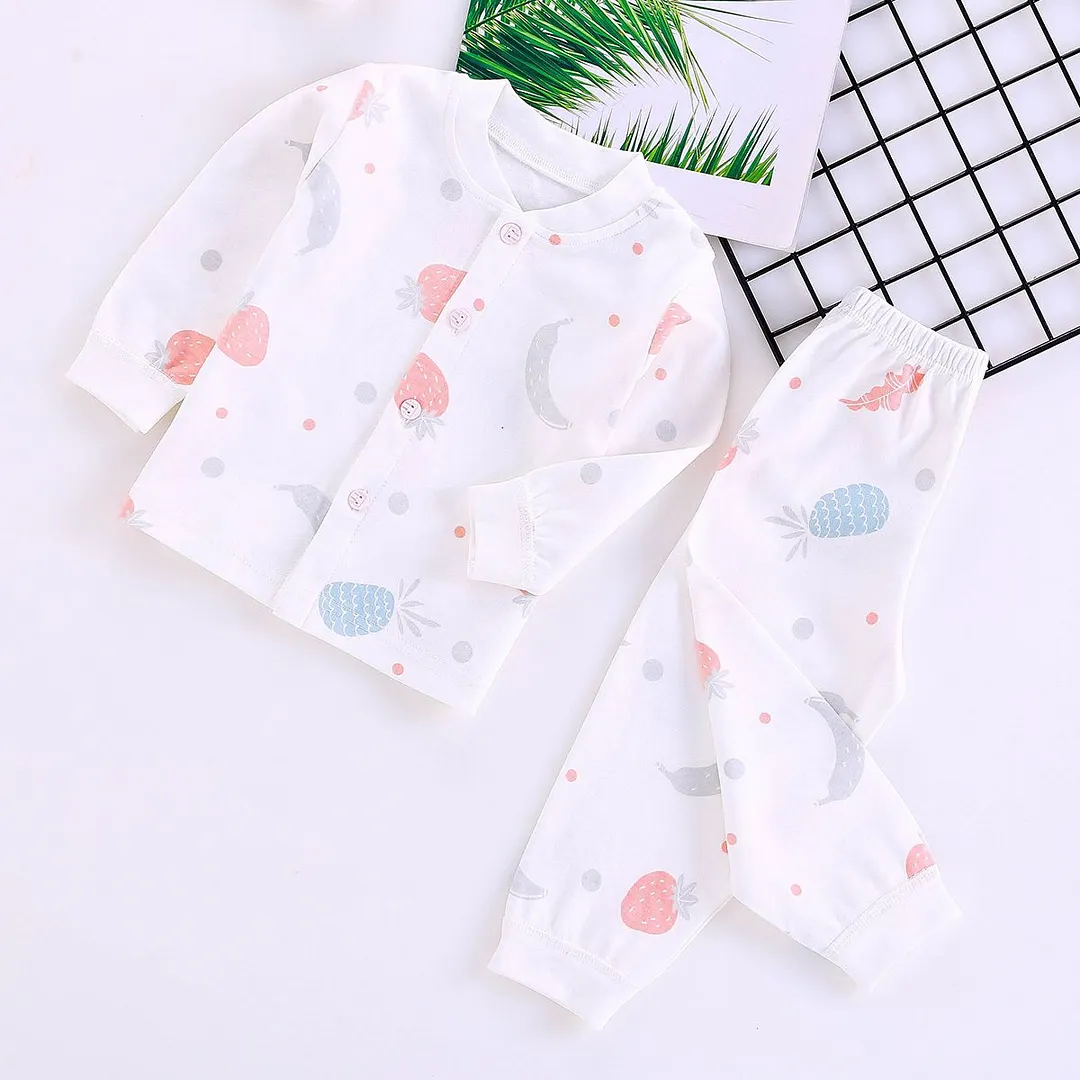 0-2 Years Soft Baby Clothes Set Spring Autumn Cotton Newborn Baby Boys Girls Clothes 2PCS Baby Pajamas Unisex Kids Clothing Sets
