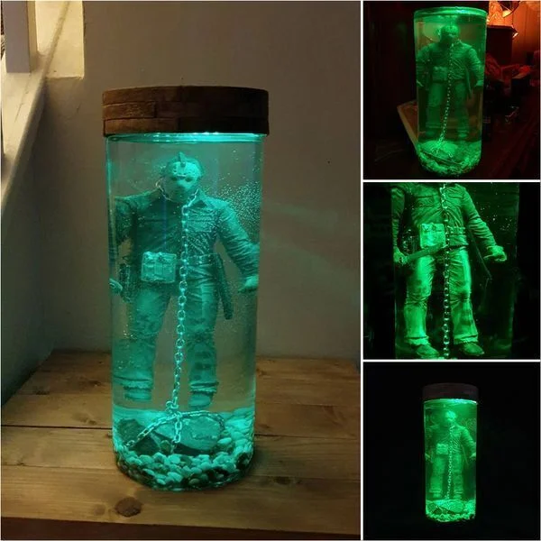 Friday the 13th Horror Movies Collector Water Lamp Part 6 Jason Lives Final Display