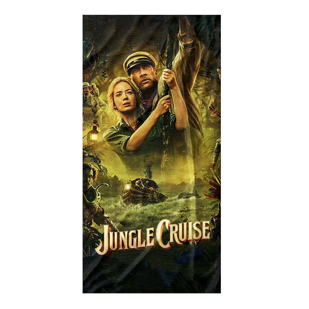Jungle Cruise Towel Soft Lightweight Absorbent Facial Towel Quick Drying Face Clean