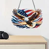 Independence Day American Flag Eagle - 5D DIY Pendant