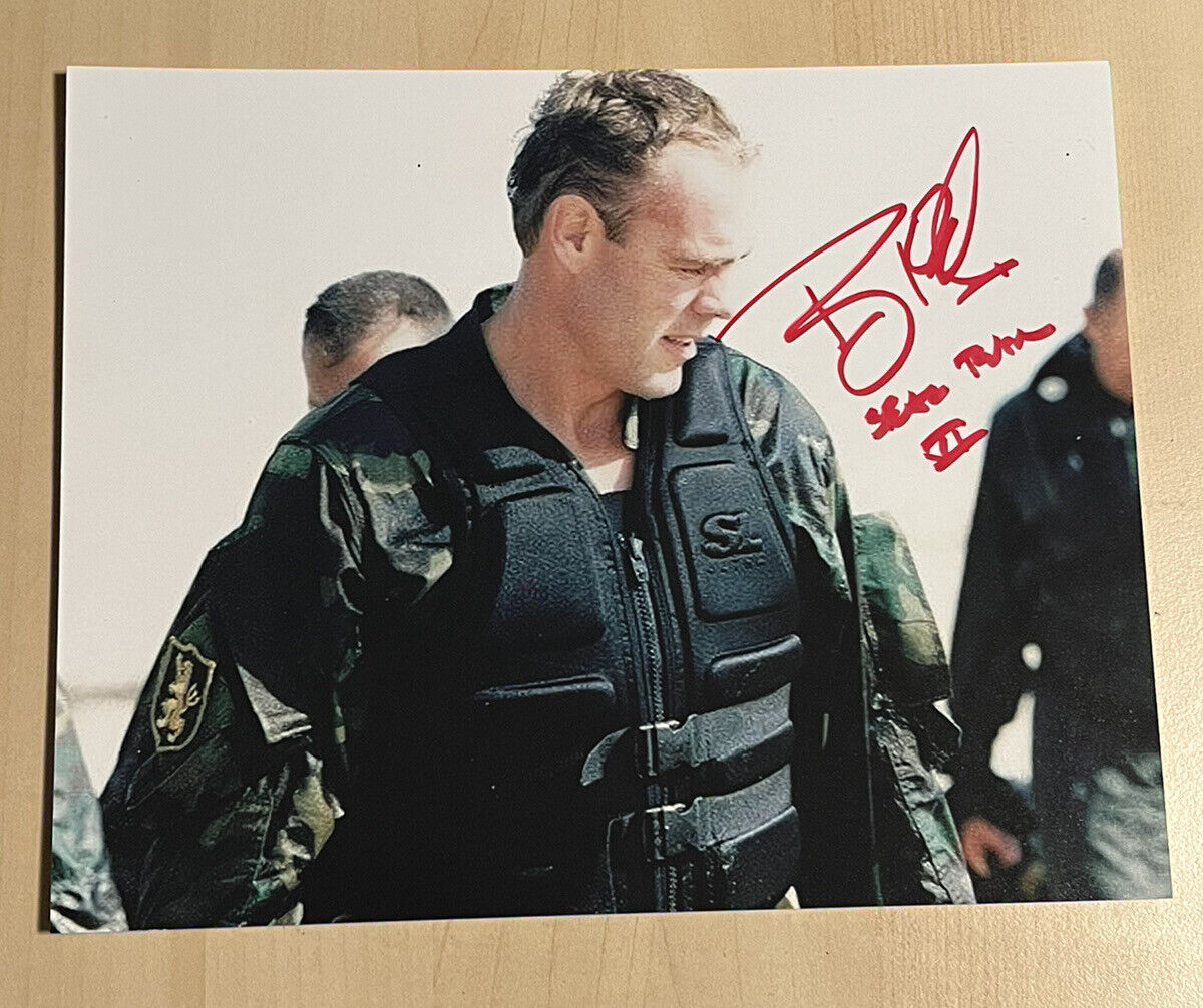 RYAN ZINKE HAND SIGNED 8x10 Photo Poster painting AUTOGRAPHED NAVY SEAL LEGEND COA