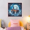 Moon Castle-11CT Stamped Cross Stitch 45*45cm/17.72*17.72in