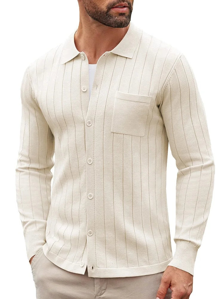 Casual Knit Ribbed Cardigan (US Only) QueenFunky