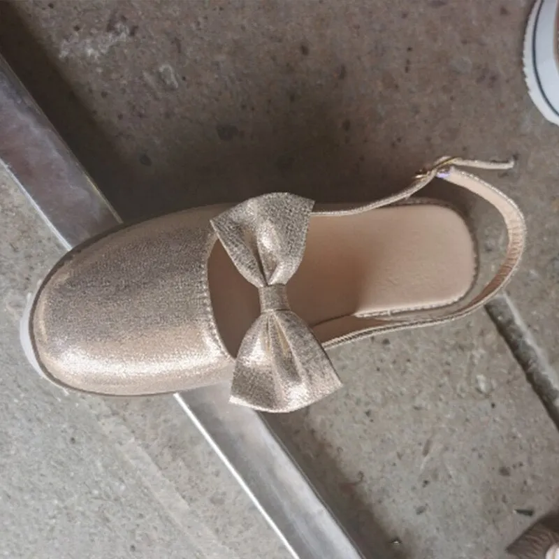 Women Bowtie Platform Flat Loafer Summer Shoes Ladies Slip On Cover Heel Shoes Female Sewing Woman Fashion Footwear Plus Size