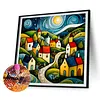 (4-Pack)House-Full Round Diamond Painting 30*30CM