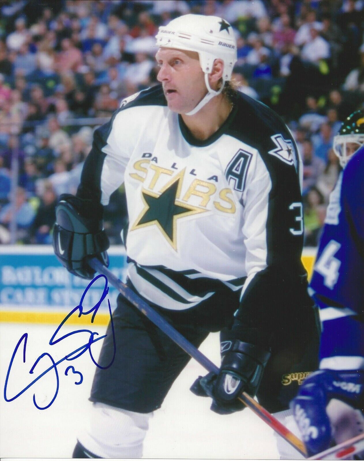 Craig Ludwig Autographed 8x10 Dallas Stars#8