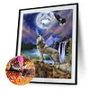 Novelty Wolf - Full Round Drill Diamond Painting