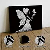 DIY Pearl Painting Butterfly Girl for Home Wall Decor with Frame(20x30cm)