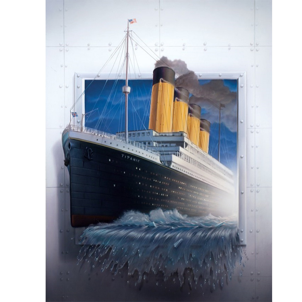 

Large Ship - Round Drill Diamond Painting - 30*40CM, 501 Original