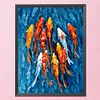 Full Embroidery Koi Fish DIY Cross Stitch Kits Stamped 11CT Needlework Sets