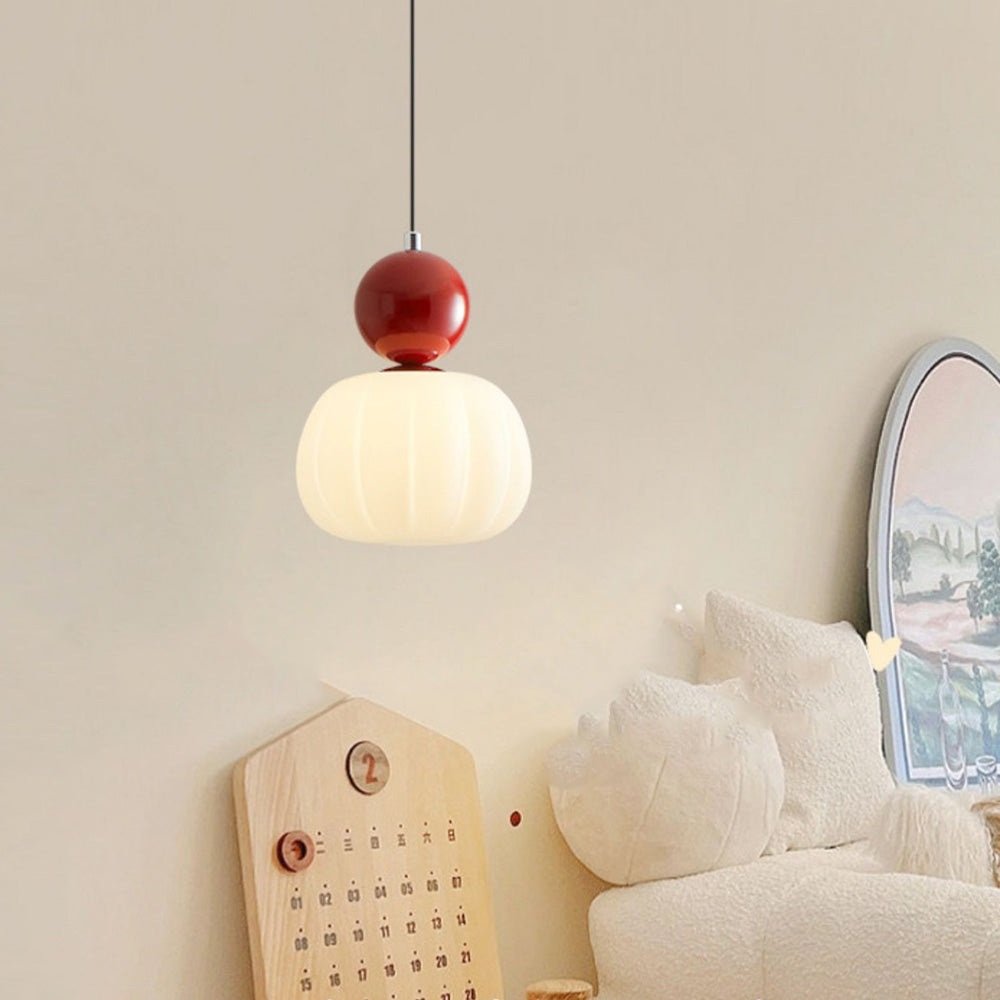 Modern Cute Pumpkin Mini Pendant Lamp