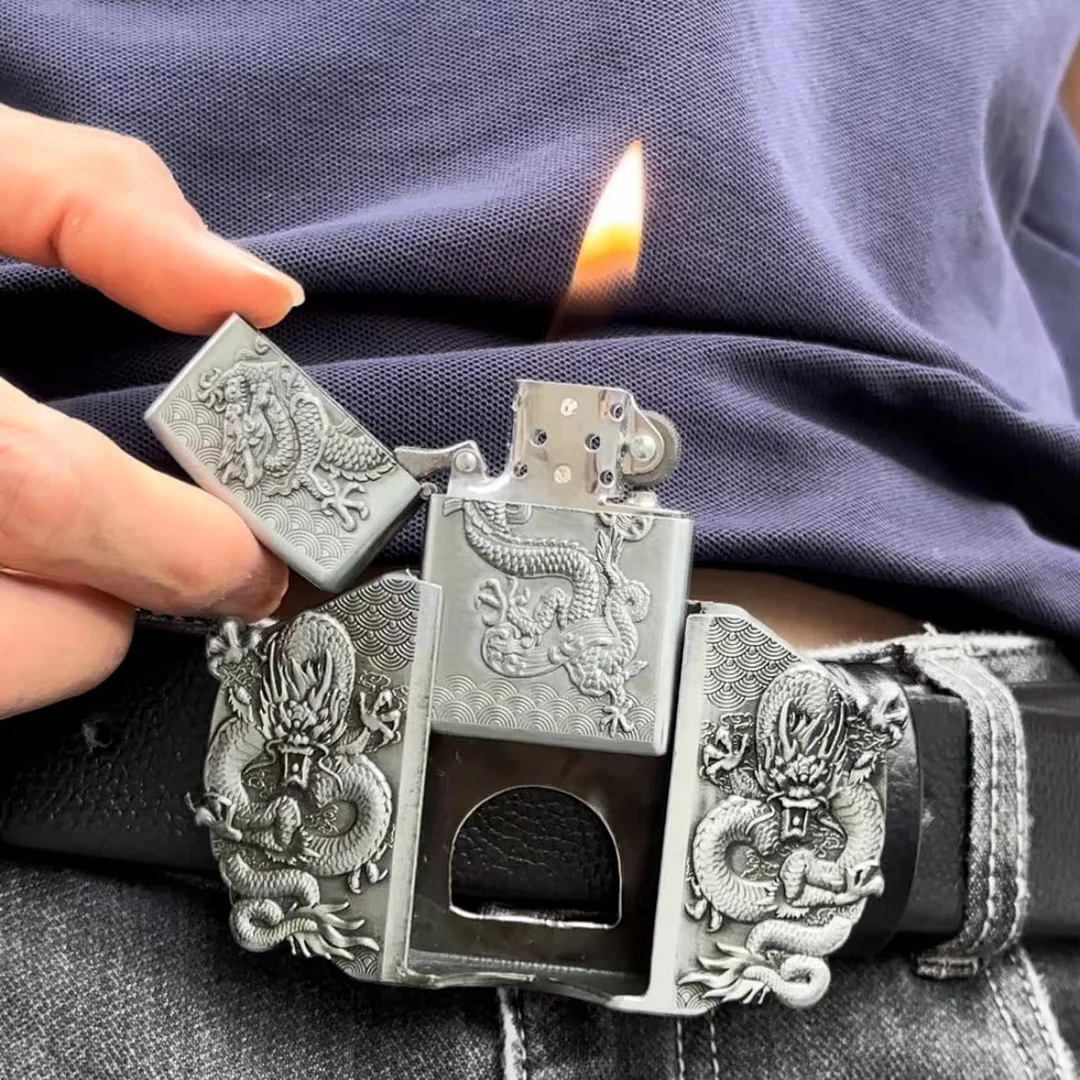 Men's Personalized Lighter Belt