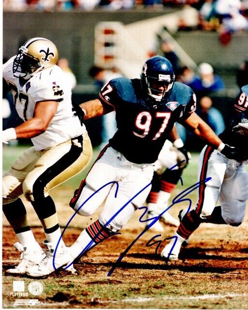 Chris Zorich Signed - Autographed Chicago Bears 8x10 inch Photo Poster painting with Certificate