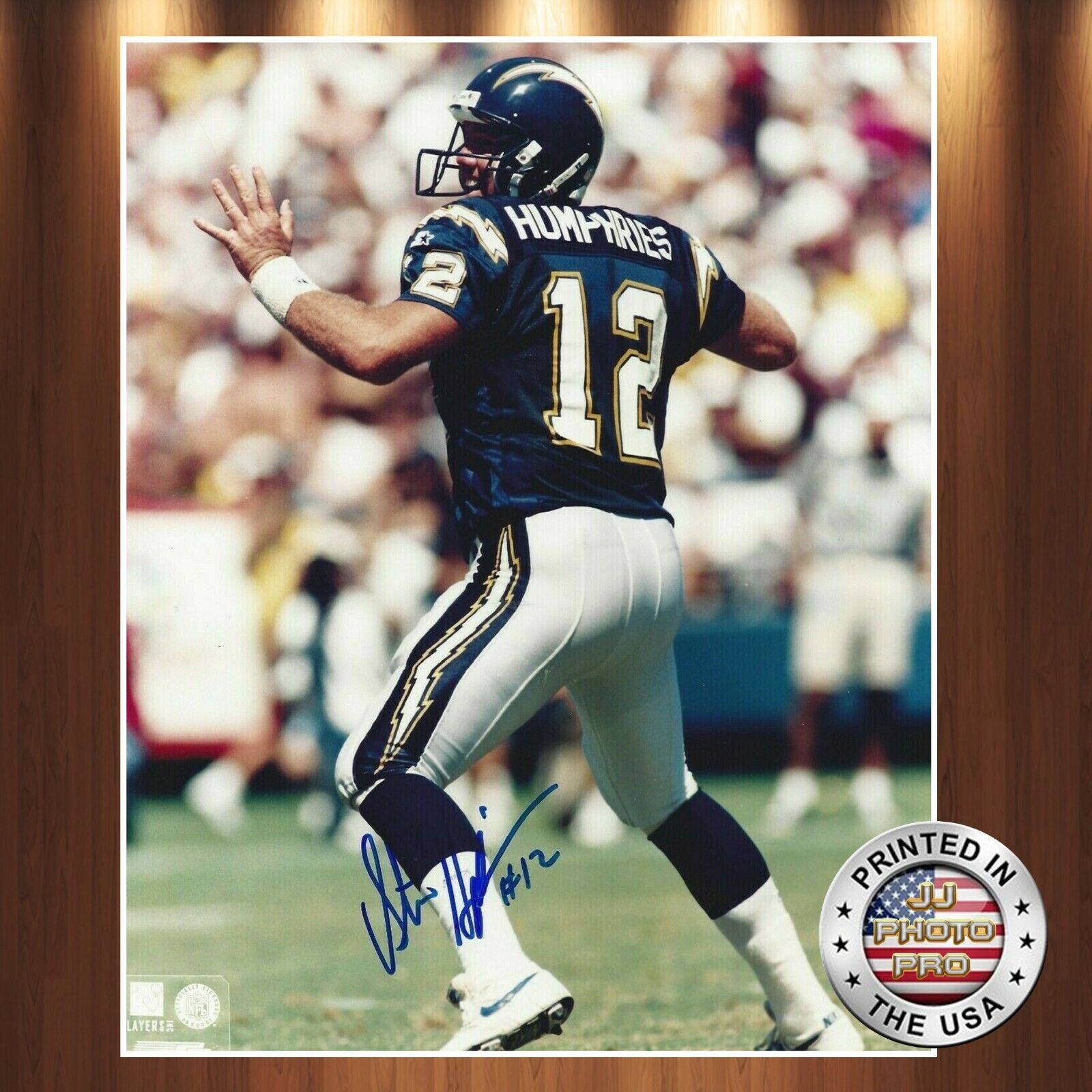 Stan Humphries Autographed Signed 8x10 Photo Poster painting (Chargers) REPRINT