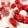 65PCS Colorful Christmas Tree Hanging Decor Balls
