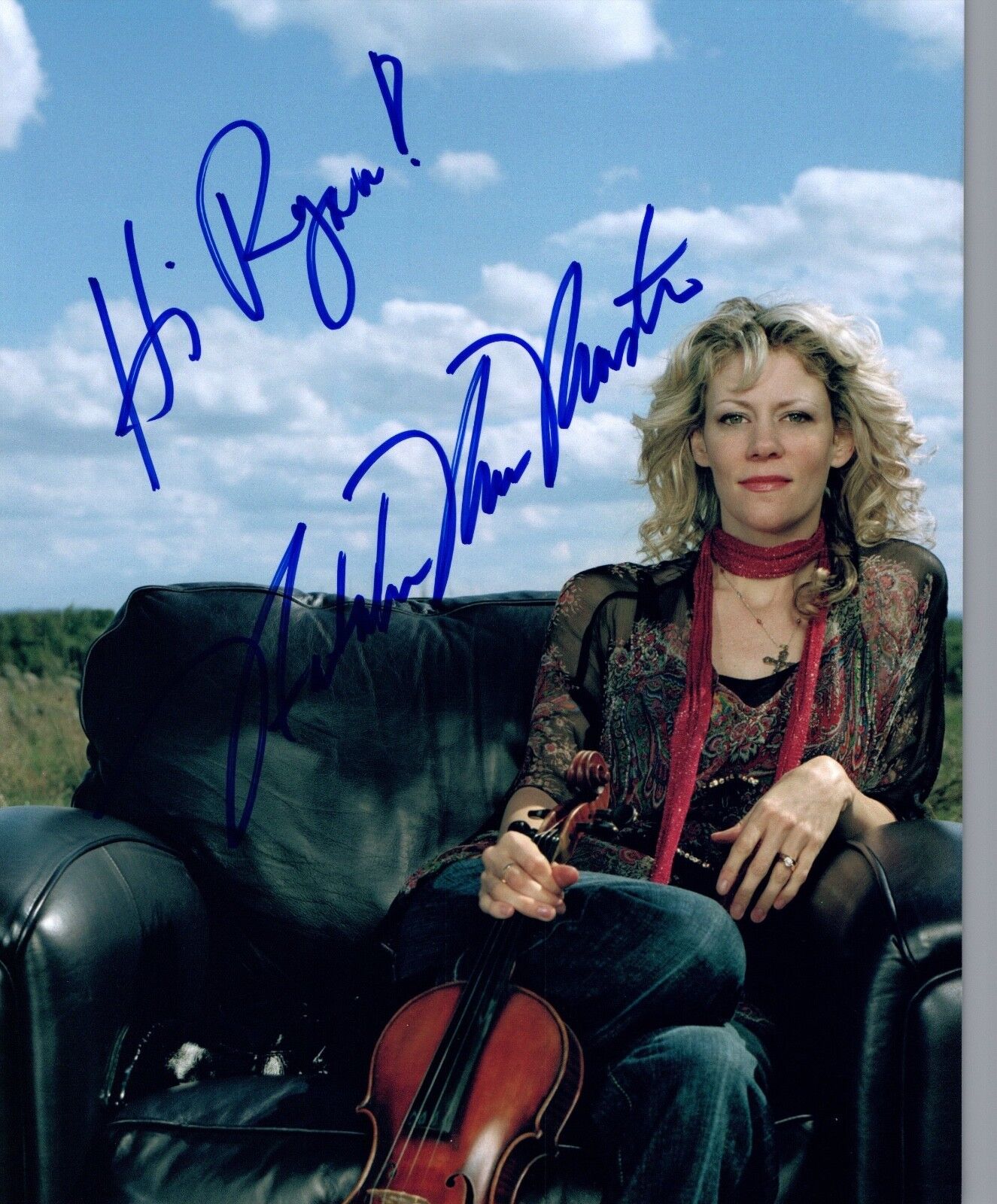 Natalie MacMaster Signed Autographed 8x10 Photo Poster painting Fiddler COA