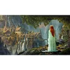 (Big Size)Elvish City - 18CT Stamped Cross Stitch - 70*40cm - Character