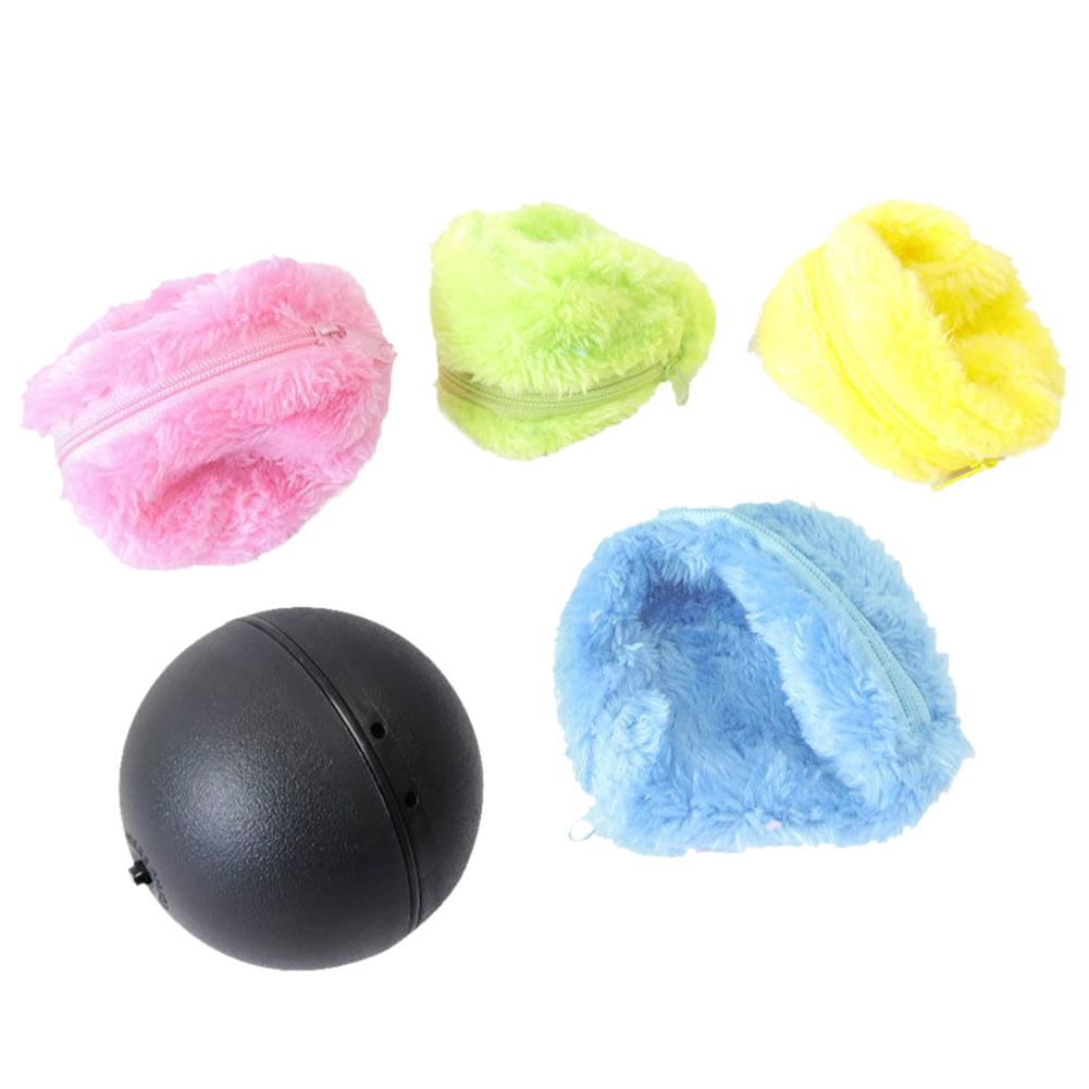 

4 Color Electric Roller Toy Ball Automatic Pet Plush Activation Dog Cat Toy, 501 Original