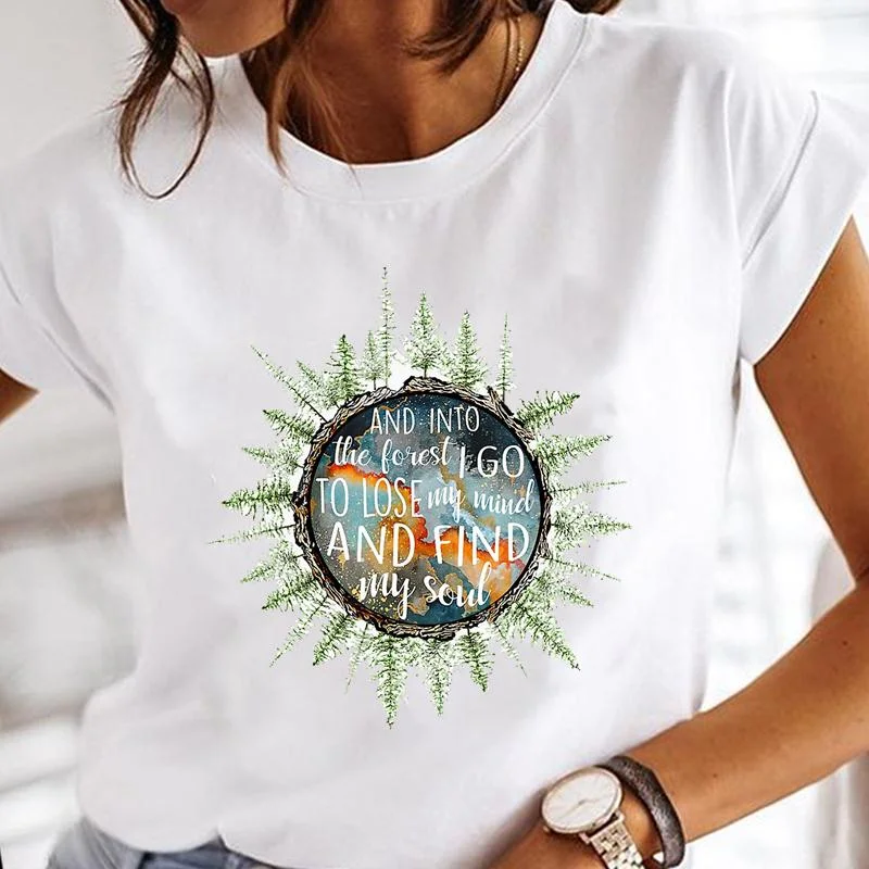 Women Dragonfly Sunflower Casual T shirt Girl Fashion Female Tops Print Mujer Camisetas Cartoon Ladies Graphic T-Shirt,Drop Ship