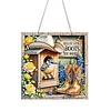 (US Local)Acrylic DIY Boots Hanging Diamond Art Kits Wall Door Decoration)