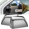 ACLONG Chrome Tow Mirror Cover Caps Left & Right Rearview Side Mirror Covers Compatible with Ford F250 F350 F450 Super Duty 2017-2024 Replaces HC3Z-17D743-AA-1 Pair