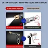 High Pressure Water Gun Cleaning Car Wash Garden Watering Hose Nozzle foam Thread Quick Connector No