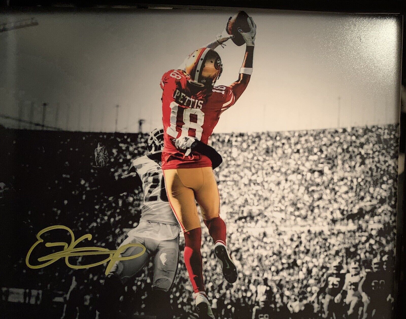 dante pettis Signed Auto 8x10 Photo Poster painting Niners 49ers Pic