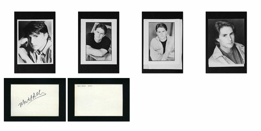 Matt Adler - Signed Autograph and Headshot Photo Poster painting set - Dinosaur