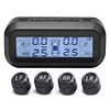 AN-10C Solar Car LCD Tire Pressure Monitoring Tyre Temp Alarm System