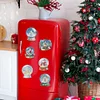 6Pcs Diamond Painting Acrylic Christmas Ball Fridge Magnet for Beginners