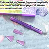 Stylo &agrave; peinture en r&eacute;sine paillet&eacute;e avec divers conseils peinture diamant&eacute;e pour la peinture de perforation &agrave; perles accessoires accessoires pour adultes d&eacute;butants (style J)