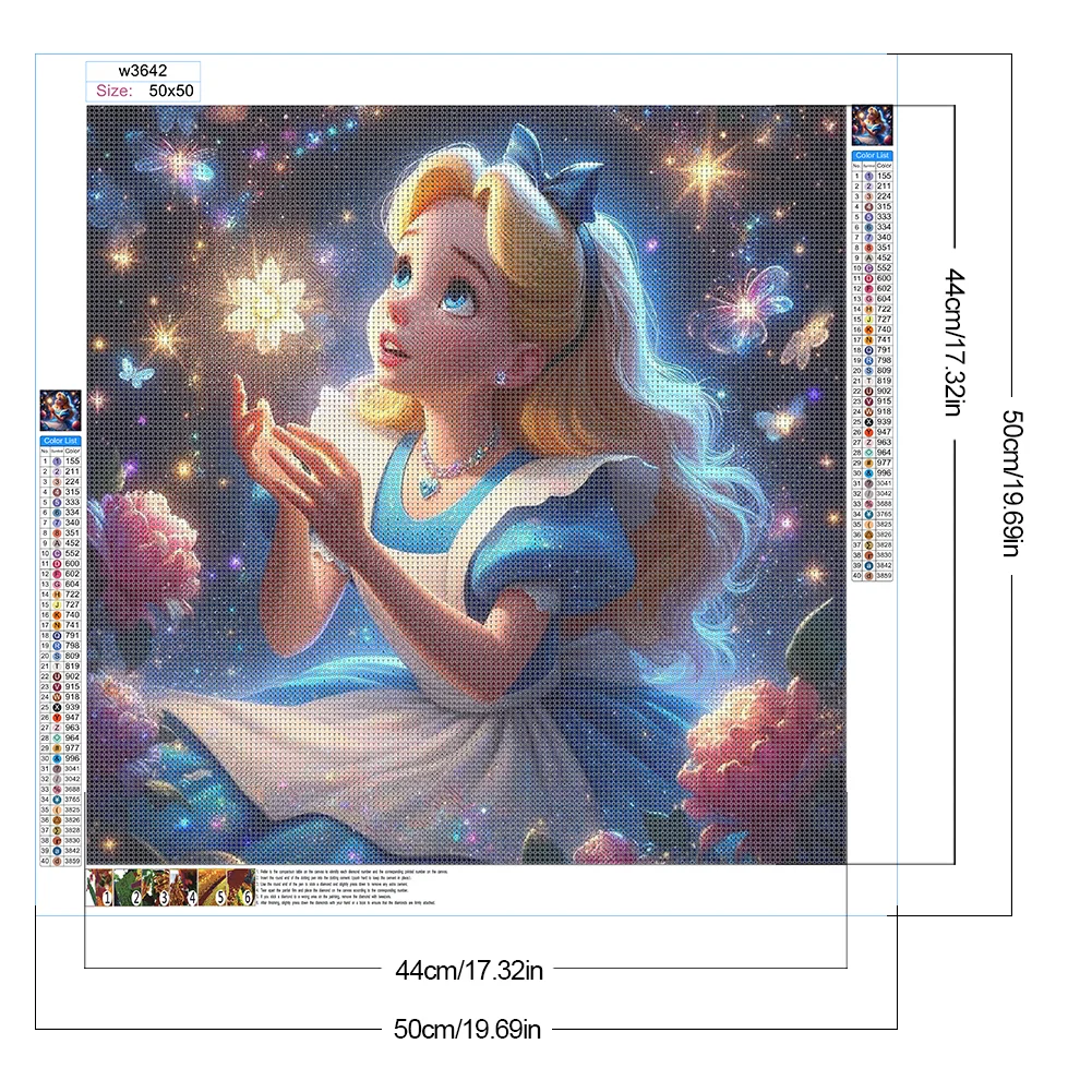 Diamond Painting - Full Round Drill - Alice(Canvas|50*50cm)