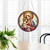 DIY Our Lady-Diamond Painting Pendant
