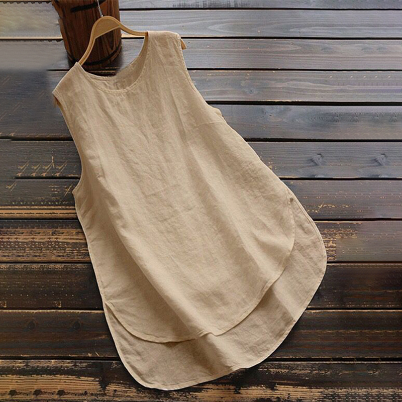 Comfy Round Neck Tank Top-coollova:luchamp