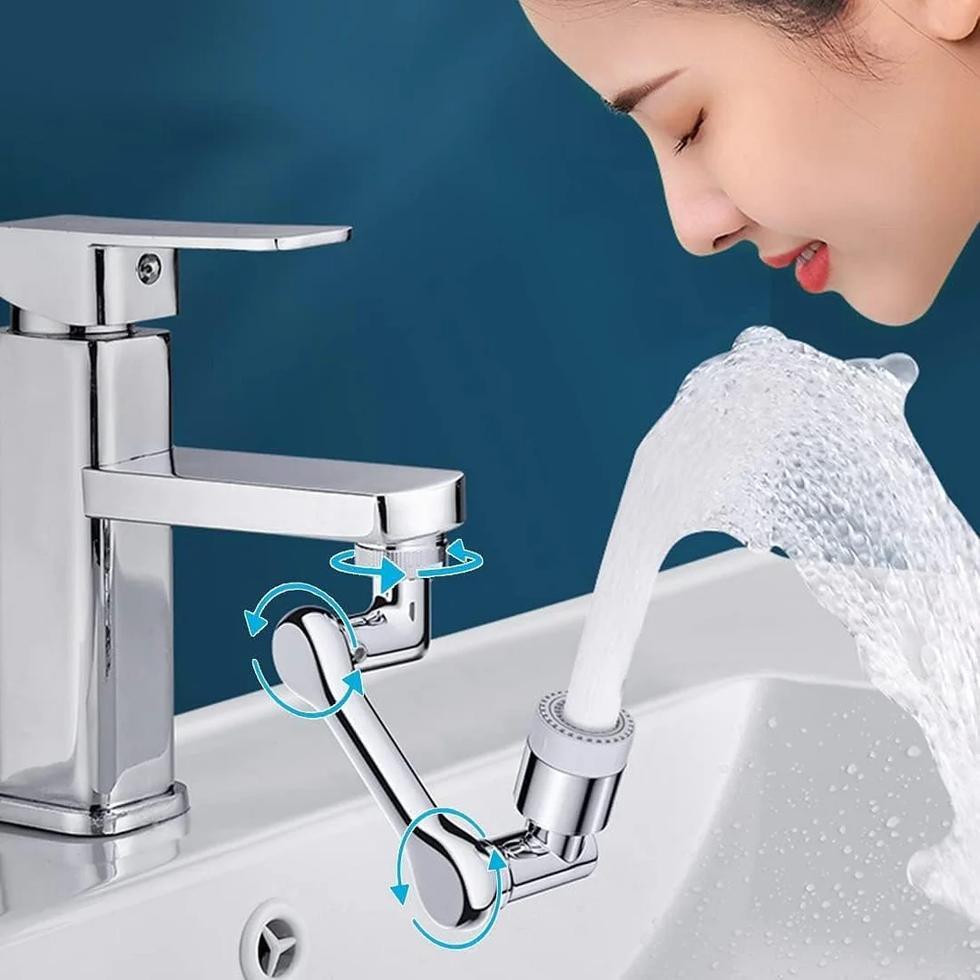 Metal magnetic pull-out three-speed multi-function nozzle