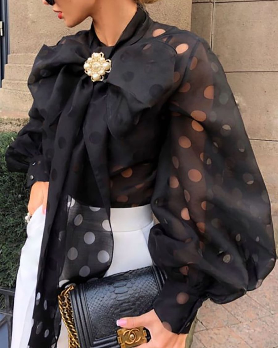 Casual Versatile Elegant Long Sleeve Top