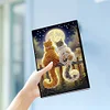 Cat Special Shaped A5 5D DIY Diamond Art Painting Notebook Kit for Friends