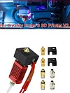 9x Assembled Extruder Hot End MK8 Nozzle for Ender 3 V2 3D Printer