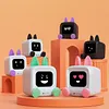IPSTUBE Small TV Desktop Clock Electronic Pet Robot Smart Bluetooth Audio Ornaments