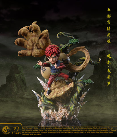 【Pre-order】WCF Scale The Five Kage Assemble Series 001 Kazekage Gaara - Naruto Resin Statue - ST Studios