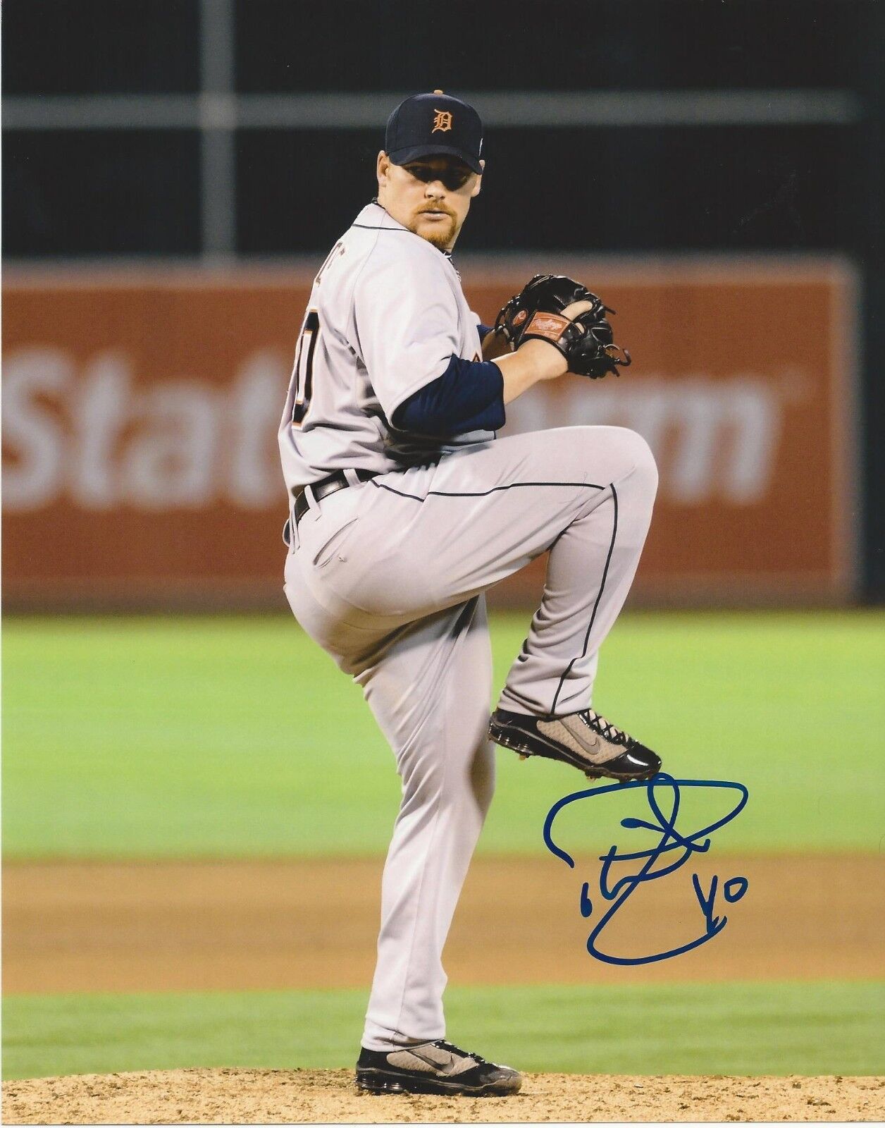 **GFA Detroit Tigers *PHIL COKE* Signed 8x10 Photo Poster painting AD1 COA**