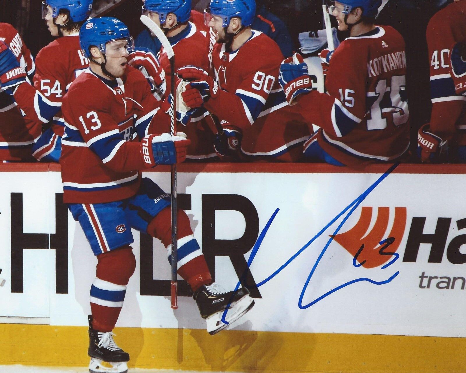 Max Domi Signed 8x10 Photo Poster painting Montreal Canadiens Autographed COA B