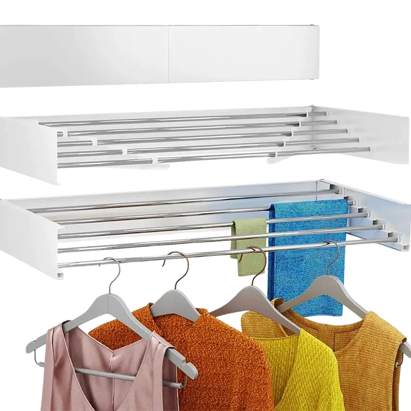 Foldable Wall Mounted Clothes Drying Rack
