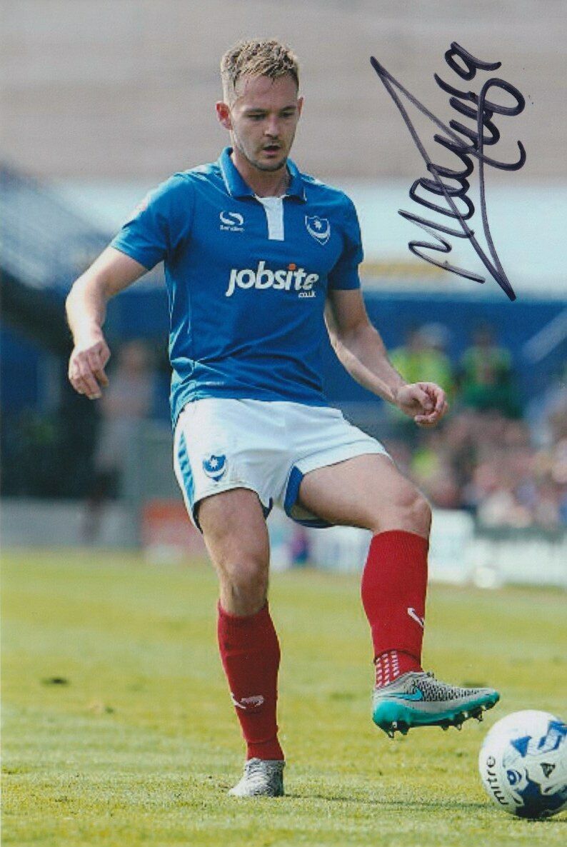 ADAM MAY HAND SIGNED 6X4 Photo Poster painting - PORTSMOUTH - FOOTBALL AUTOGRAPH 1