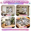 White Dressed Beauty Partial Drill Diamond Painting Kit 30x30cm