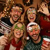 DIY Diamond Painting Christmas Glasses Frame No Lens 4pcs(Christmas)